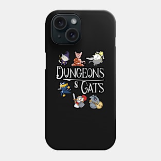 Dungeons And Cats Dragon Cat Kitten Phone Case