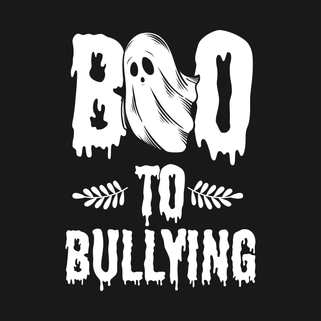 Be Kind And Boo To Bullying Halloween by printalpha-art