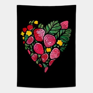 Strawberry Heart Tapestry