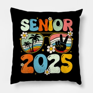 Retro Senior 2025 Back to School Class Of 2025 Graduation Pillow