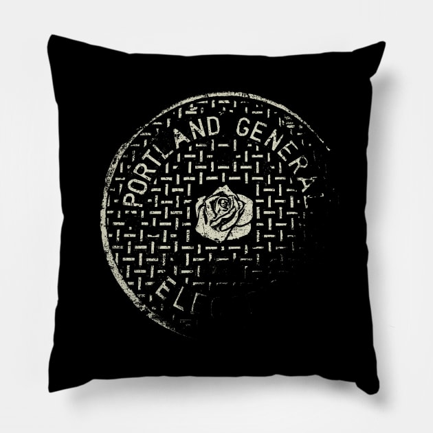 Portland Ink Pillow by kg07_shirts