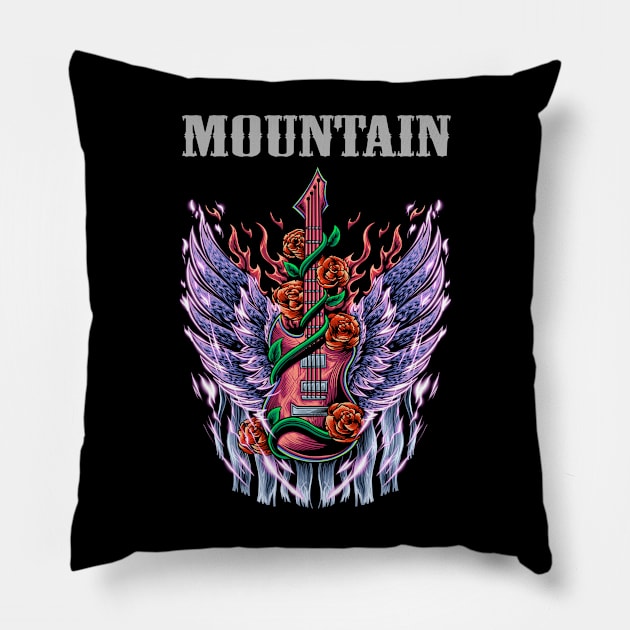 MOUNTAIN BAND Pillow by kuzza.co