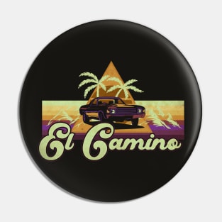 El Camino Retro Pin