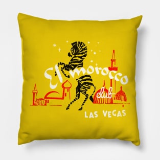 Vintage El Morocco Club Casino Las Vegas Pillow