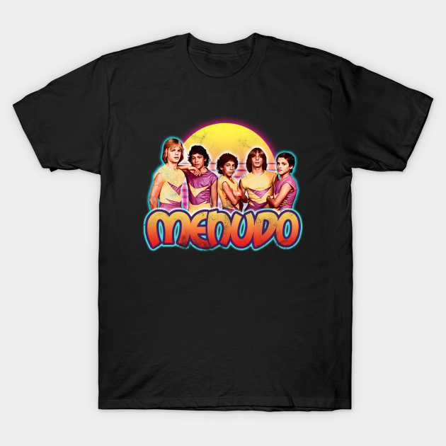 Menudo - Yellow Purple distressed - Menudo Boyband Yellow Purple Distressed - T-Shirt