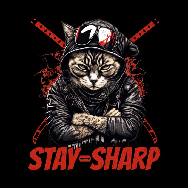 CAT ASSASSIN x STAY SHARP by RaruDesigns