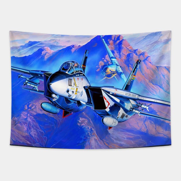 F-14 Tomcat Tapestry by Aircraft.Lover