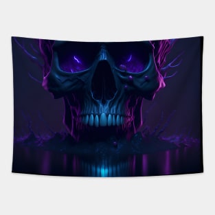 Surreal Mystic Skull Tapestry