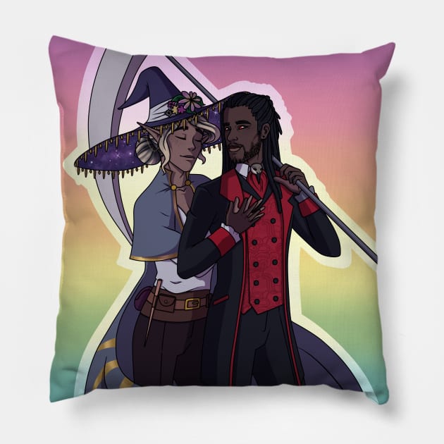 Dungeons and Pride 2 Pillow by Alyen