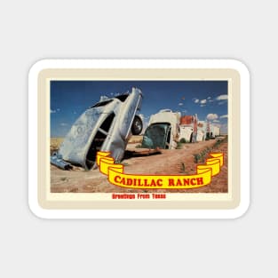 Cadillac Ranch Vintage Magnet