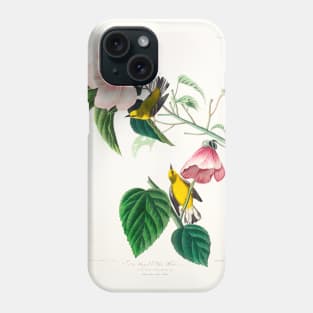 Blue-winged Yellow Warbler from Birds of America (1827) Phone Case