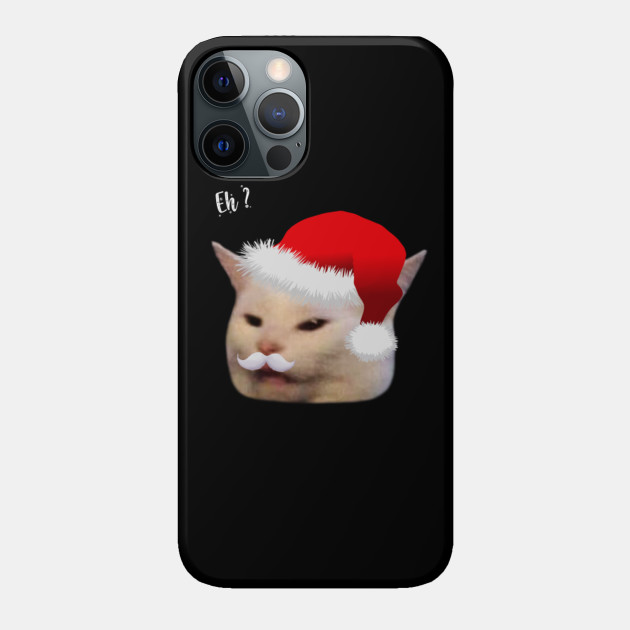 Smudge Le Chat Noel Table Chat Drole De Meme Smudge The Cat Phone Case Teepublic