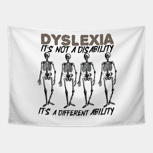 World Dyslexia Awareness Day Tapestry by Bend-The-Trendd