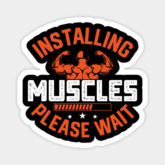 Installing Muscles Please Wait Magnet by badrianovic