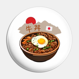 Gyudon | Japanese cuisine | Traditional Food Pin