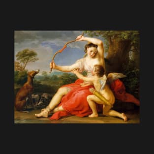 Diana and Cupid by Batoni T-Shirt