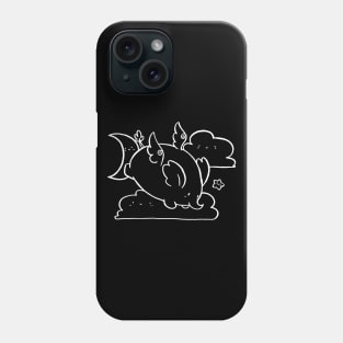 Angel Elephant - White Line Phone Case