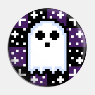 Pixel Ghost (32 by 32) Pin