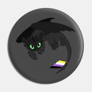 Toothless (Nonbinary) Pin