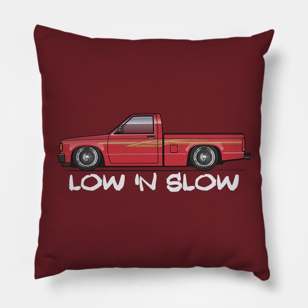 Low 'N Slow Red Pillow by JRCustoms44