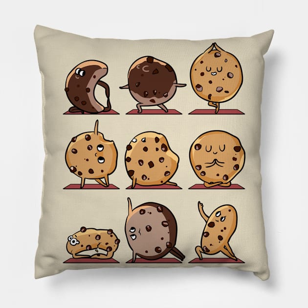 Cookies Yoga Pillow by huebucket