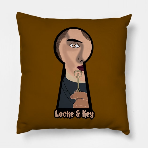 Locke & Key Pillow by Brains