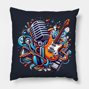 Guitar Rock Pillow