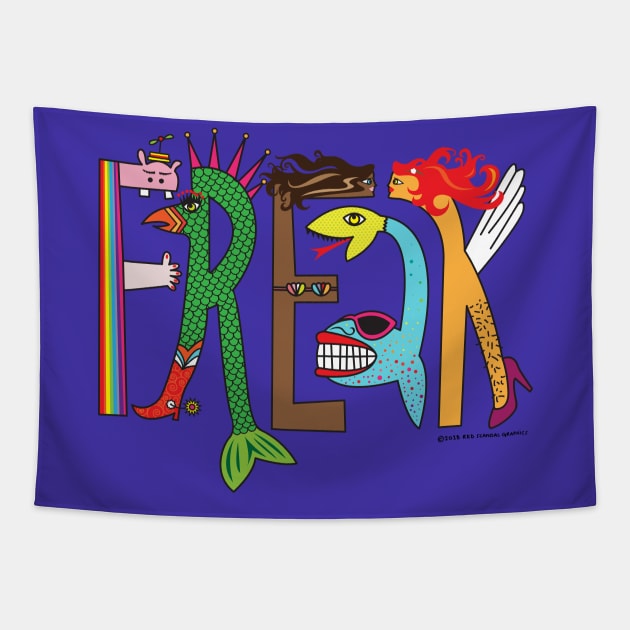 Freak Tapestry by RedScandalGraphics