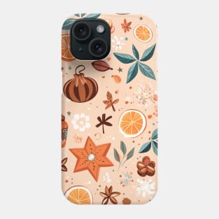 Holiday spices pattern Phone Case