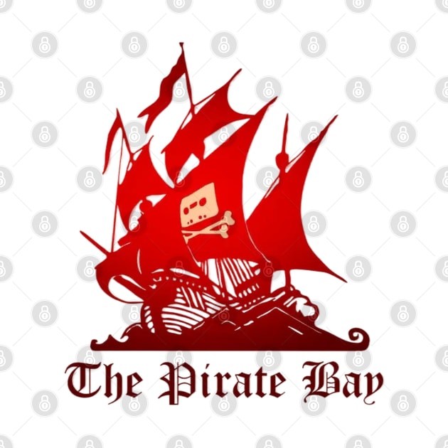 The Pirate Bay  , logo, file sharing website by CS77