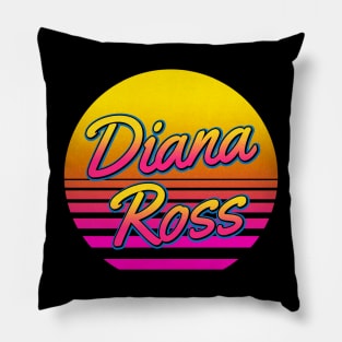 Diana Personalized Name Birthday Retro 80s Styled Gift Pillow