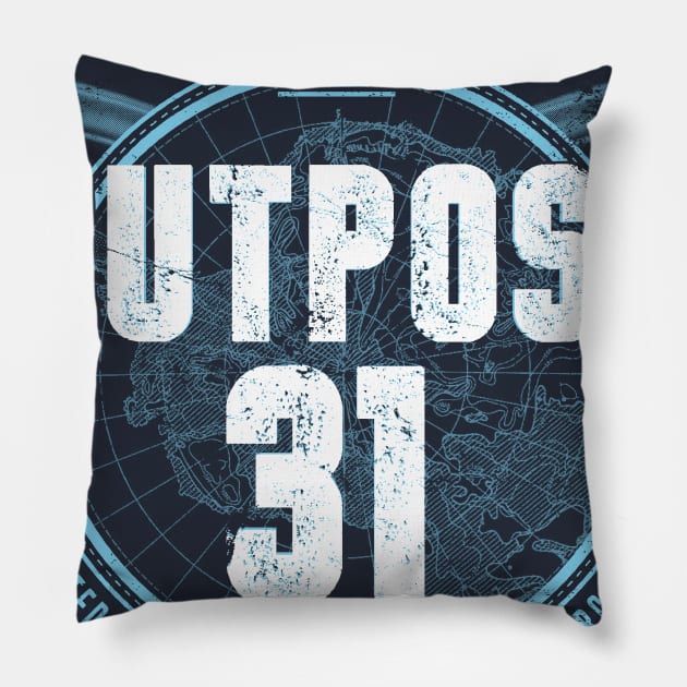 Outpost 31 Pillow by MindsparkCreative