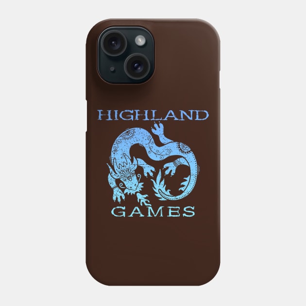 Scottish Highland Games With Dragon Phone Case by Pine Hill Goods