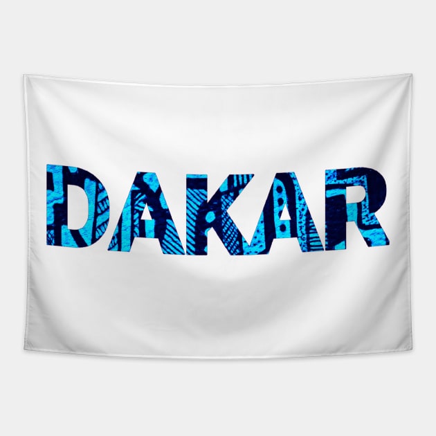 Dakar Style Cool Tapestry by Tony Cisse Art Originals