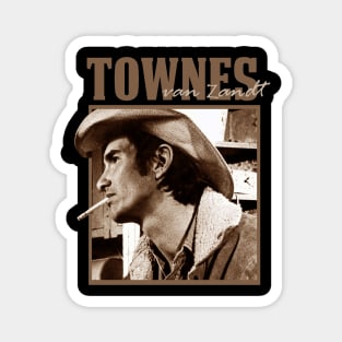 townes van zandt vintage Magnet