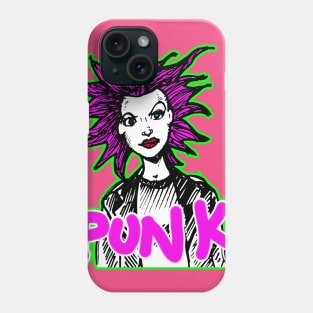 Punk rock Gurl Phone Case