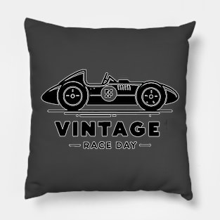 Vintage Race Day Pillow