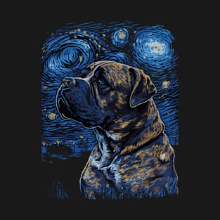 Presa Canario Starry Night T-Shirt