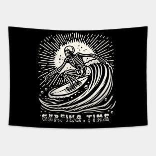 Surfing time Tapestry