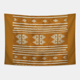 Ocher yellow kilim rug Tapestry