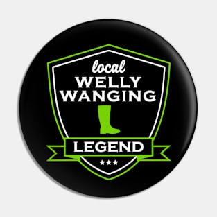 Gumboot Welly Throwing Legend Pin