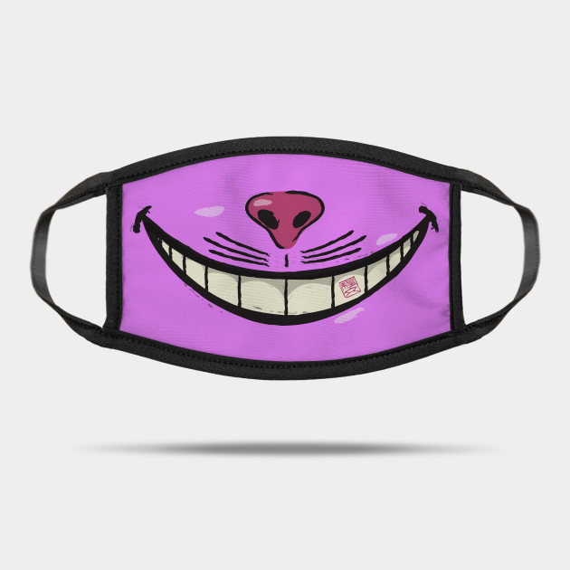 Cheshire Smile Cheshire Cat Mask Teepublic