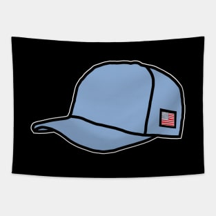 Trucker Hats Light Blue Graphic Tapestry