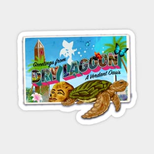 Dry Lagoon - Large Letter Postcard (3D) Magnet