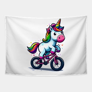 Biker Unicorn Tapestry