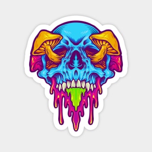 Drip Slime Skull Magnet