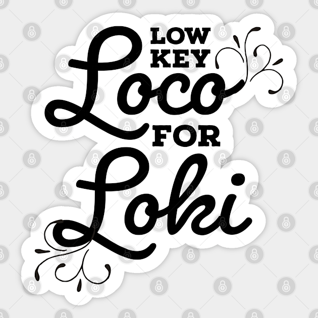 loki loki sticker teepublic