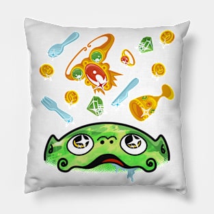 Goblins and gold Pillow