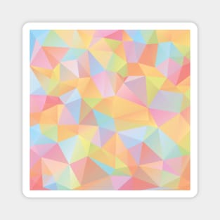 Pastel Polygons Light Magnet