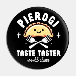 Pierogi Taste Tester Pin